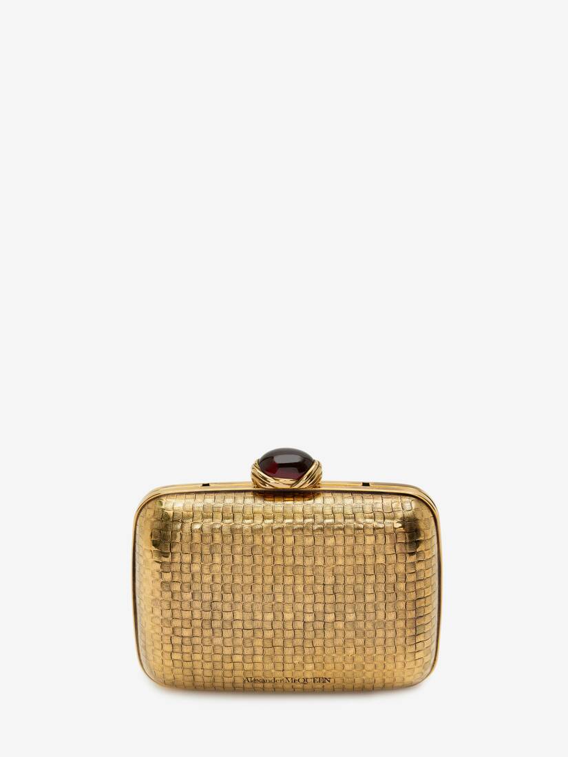 Bolsos De Mano Alexander McQueen Mini Mujer - Dorados - Mexico 183-PASZHY